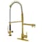 Gourmetier LS8503CTL Continental Single-Handle Pre-Rinse Kitchen Faucet, Brass LS8503CTL - alternate 1